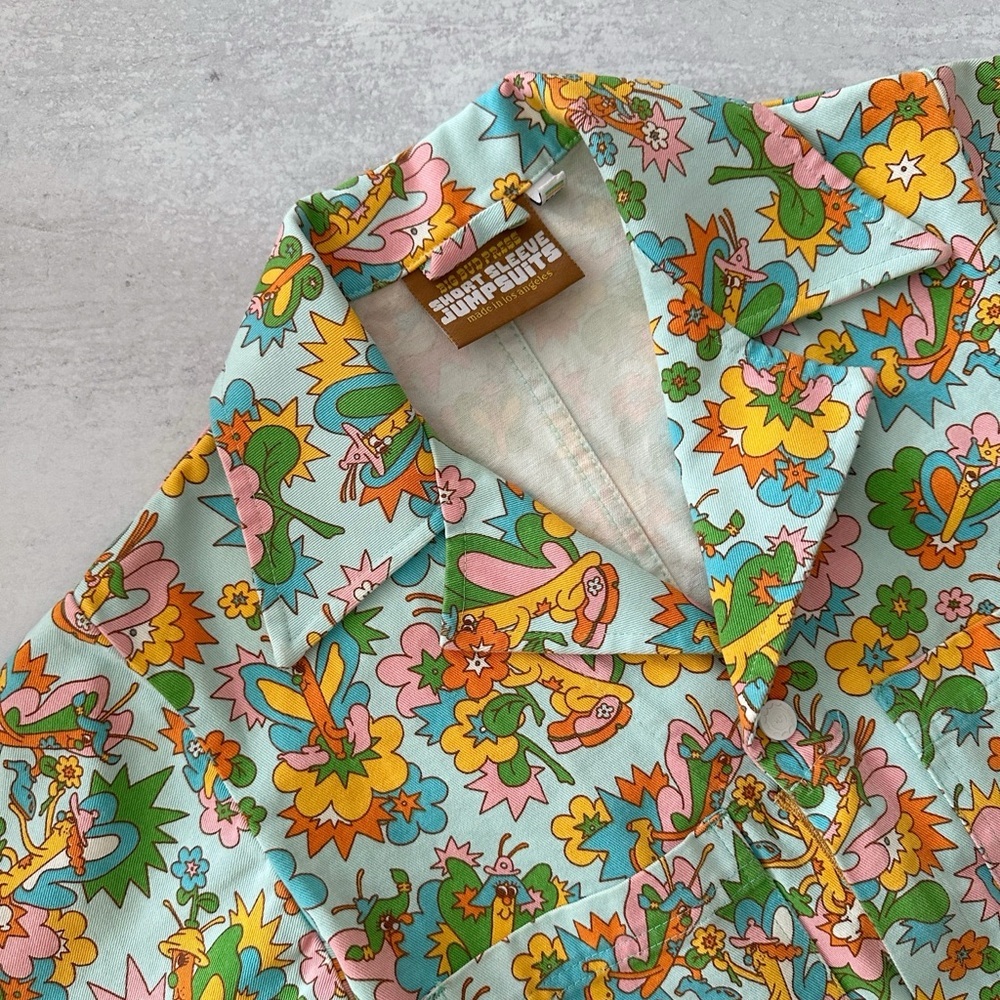 Big Bud Press Butterfly Bash Short Sleeve Jumpsuit